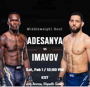  UFC Saudi Arabia